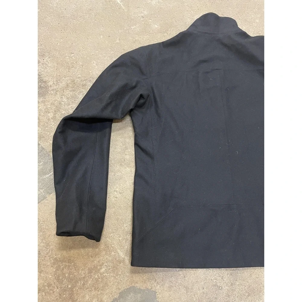 Arc'teryx Jacket Mens‎ Large Black Wool Softshell Full Zip Hiking Outdoor Trail